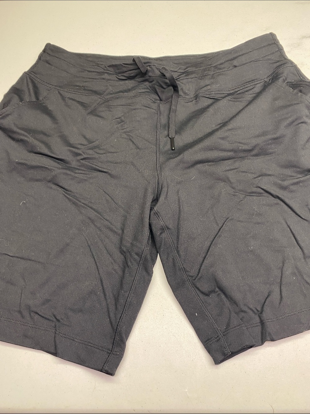 Mondetta Black Athletic Drawcord Shorts